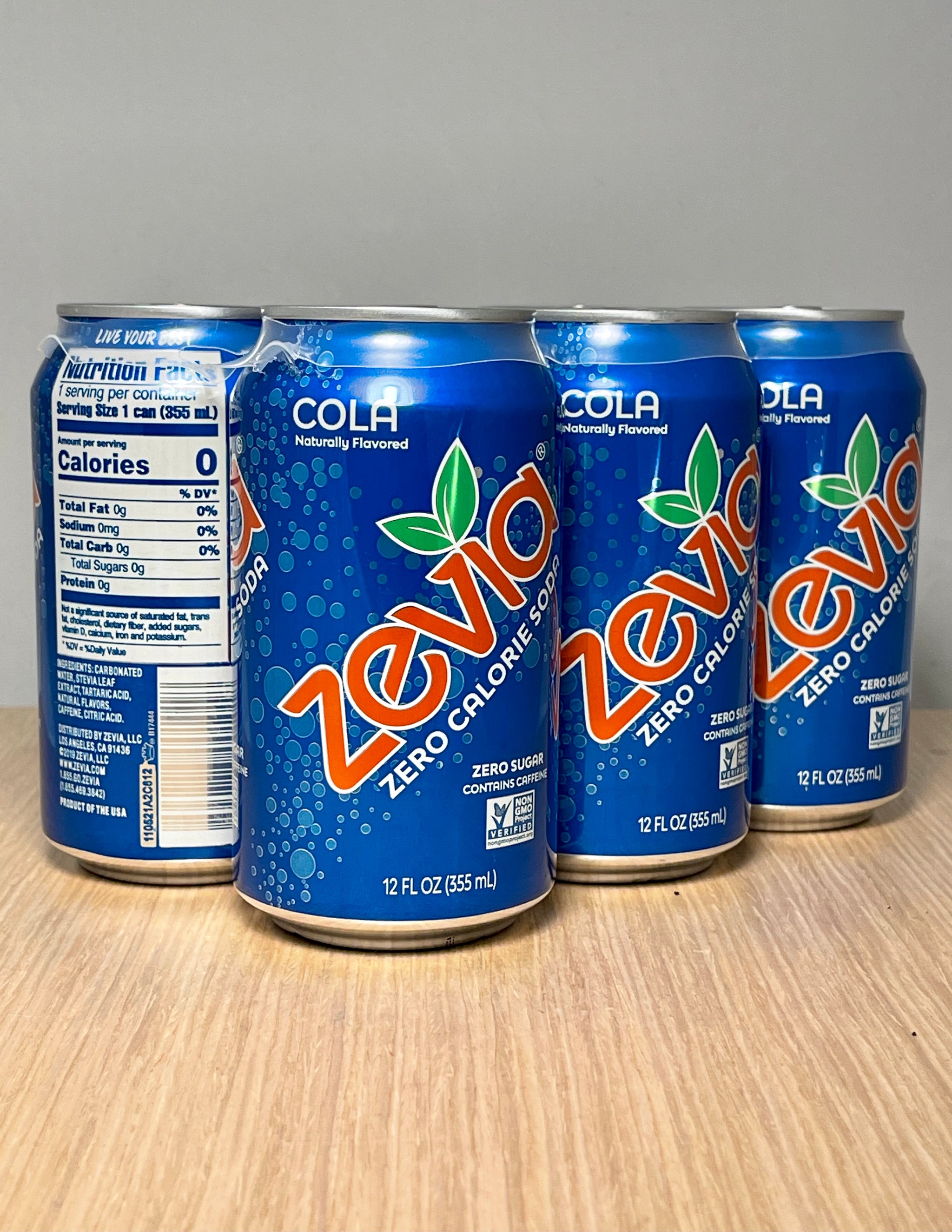 Zevia Cola 6pk 12oz cans – Stateside Crafts
