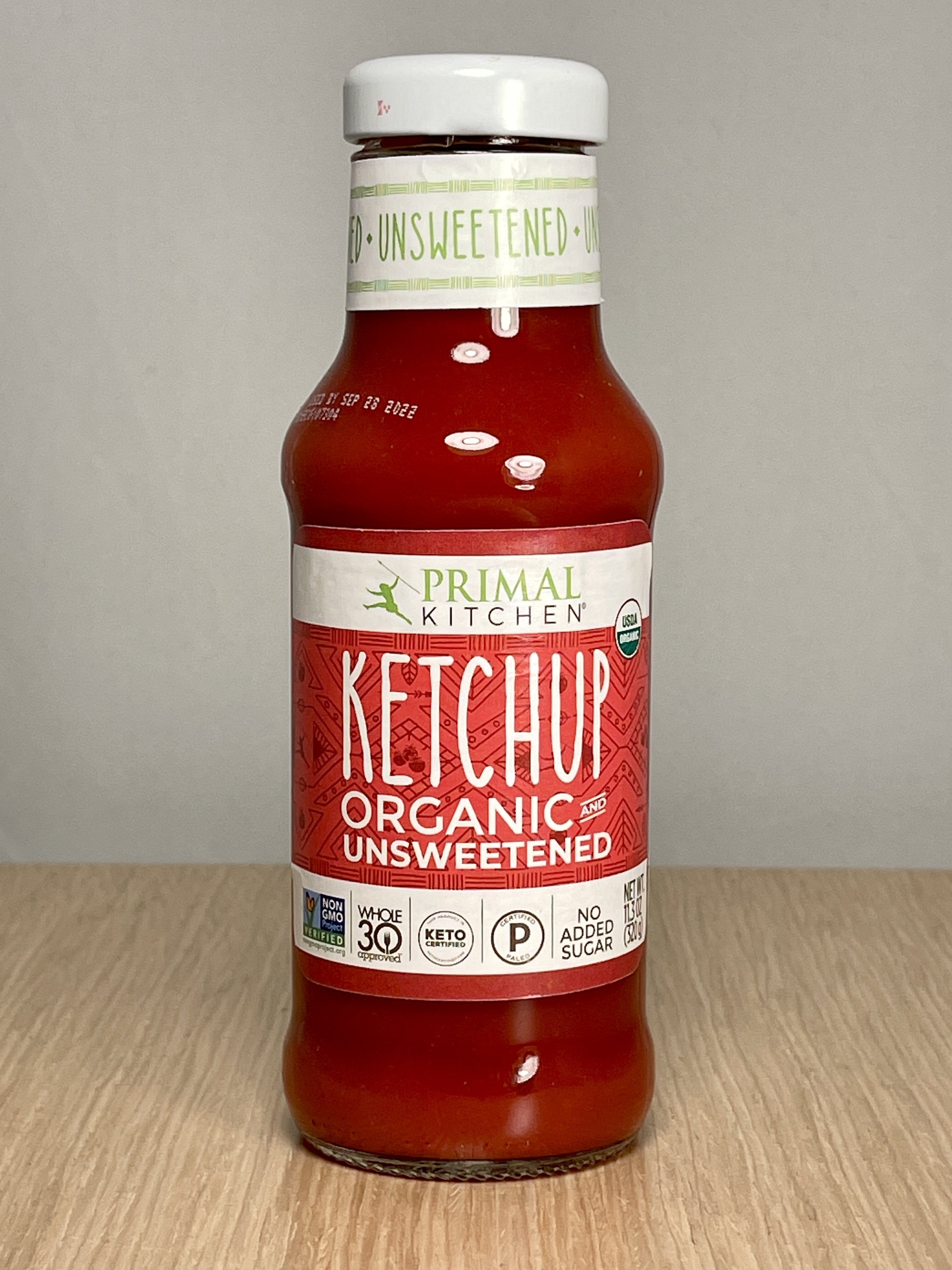 Organic Ketchup, Unsweetened, 11.3 oz (320 g)