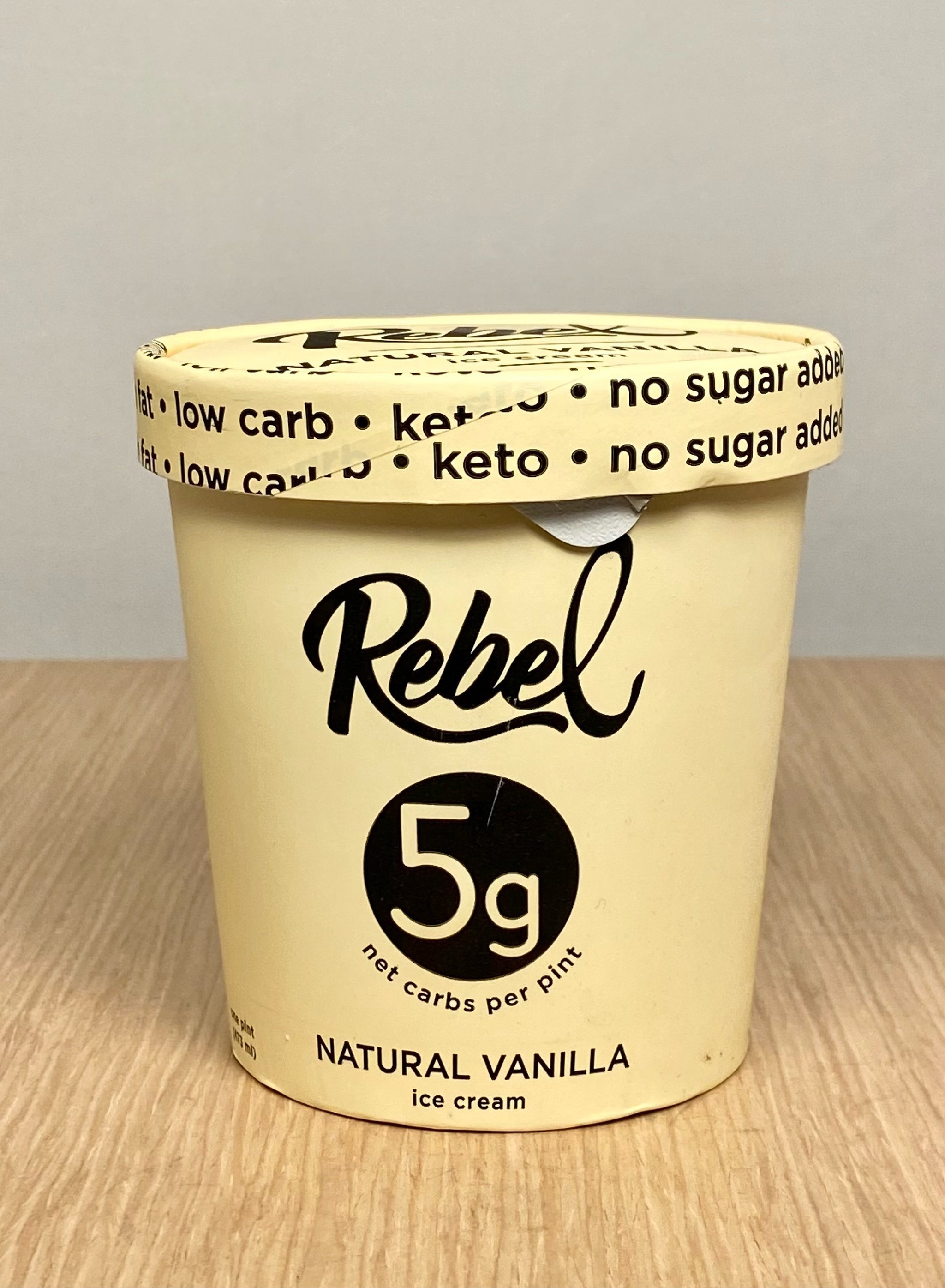Rebel Ice Cream Natural Vanilla Buy Low Carb Low Sugar Keto Snacks Stateside Crafts